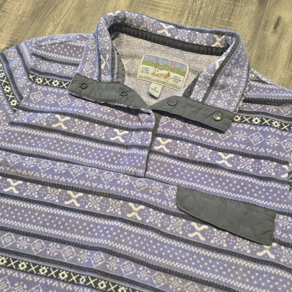 Jachs Cabin Pullover Fair Isle Apres Ski Size‎ Small